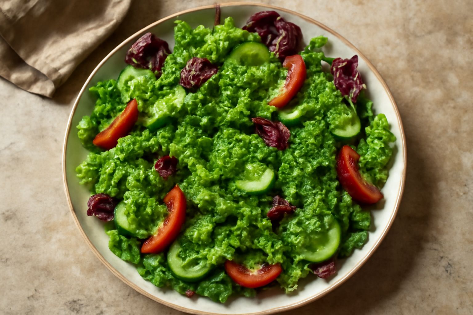 Insalata mista con salsa verde