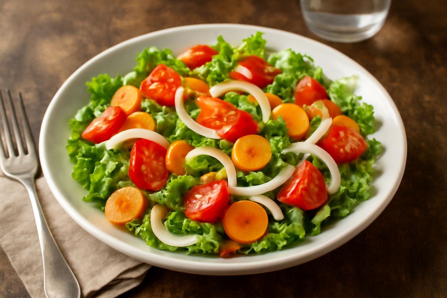 Insalata mista di ortaggi di stagione