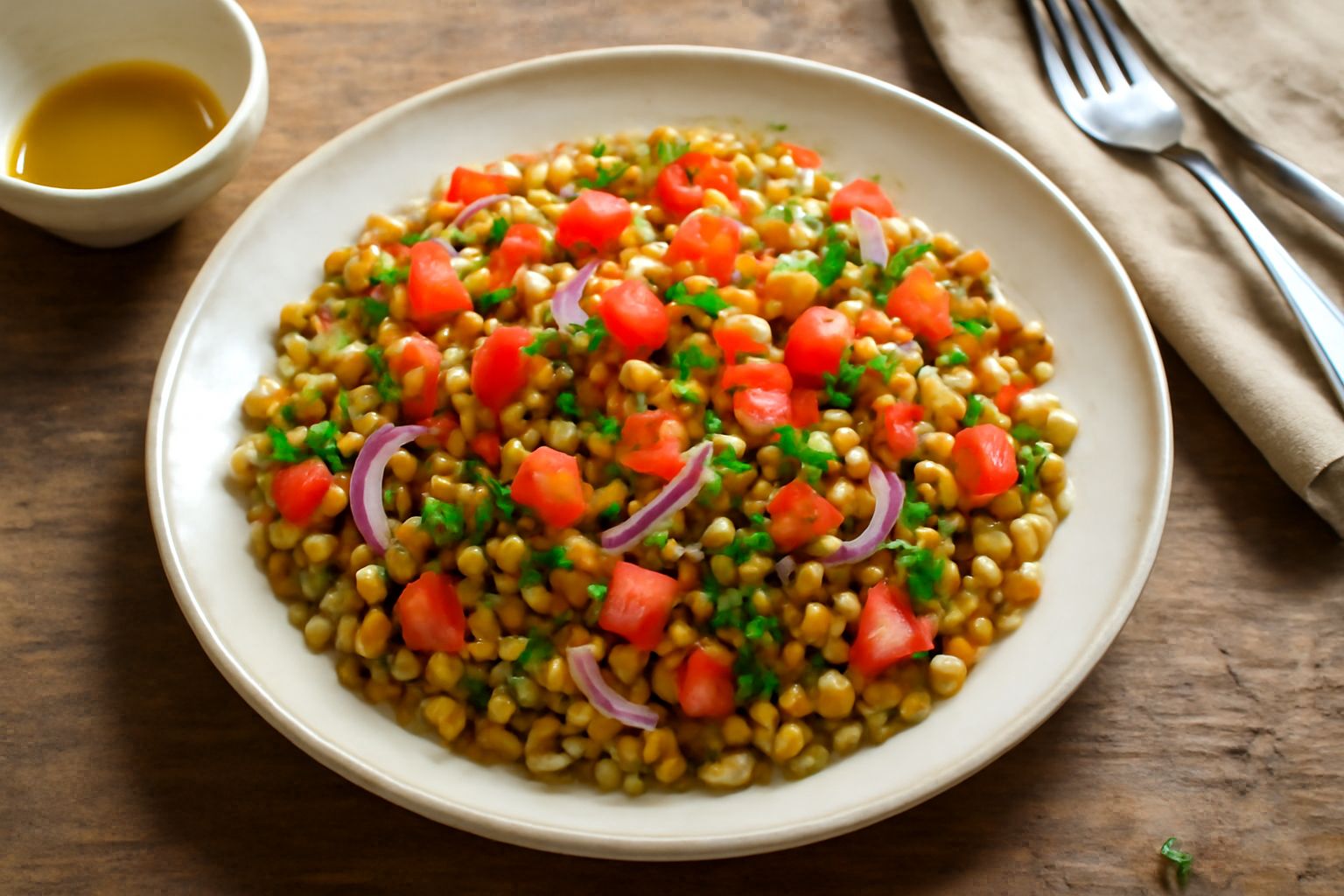 Insalata tiepida di lenticchie