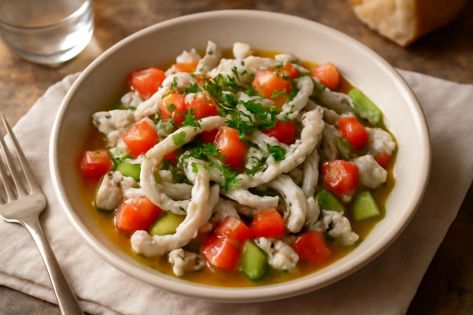 Insalata tiepida di trippa