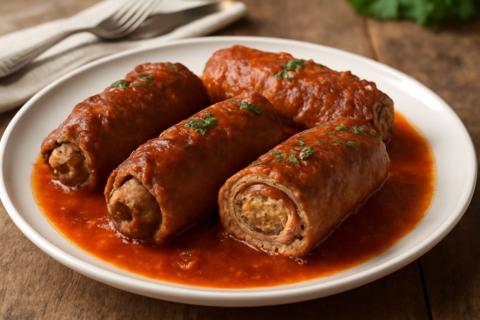 Involtini di manzo