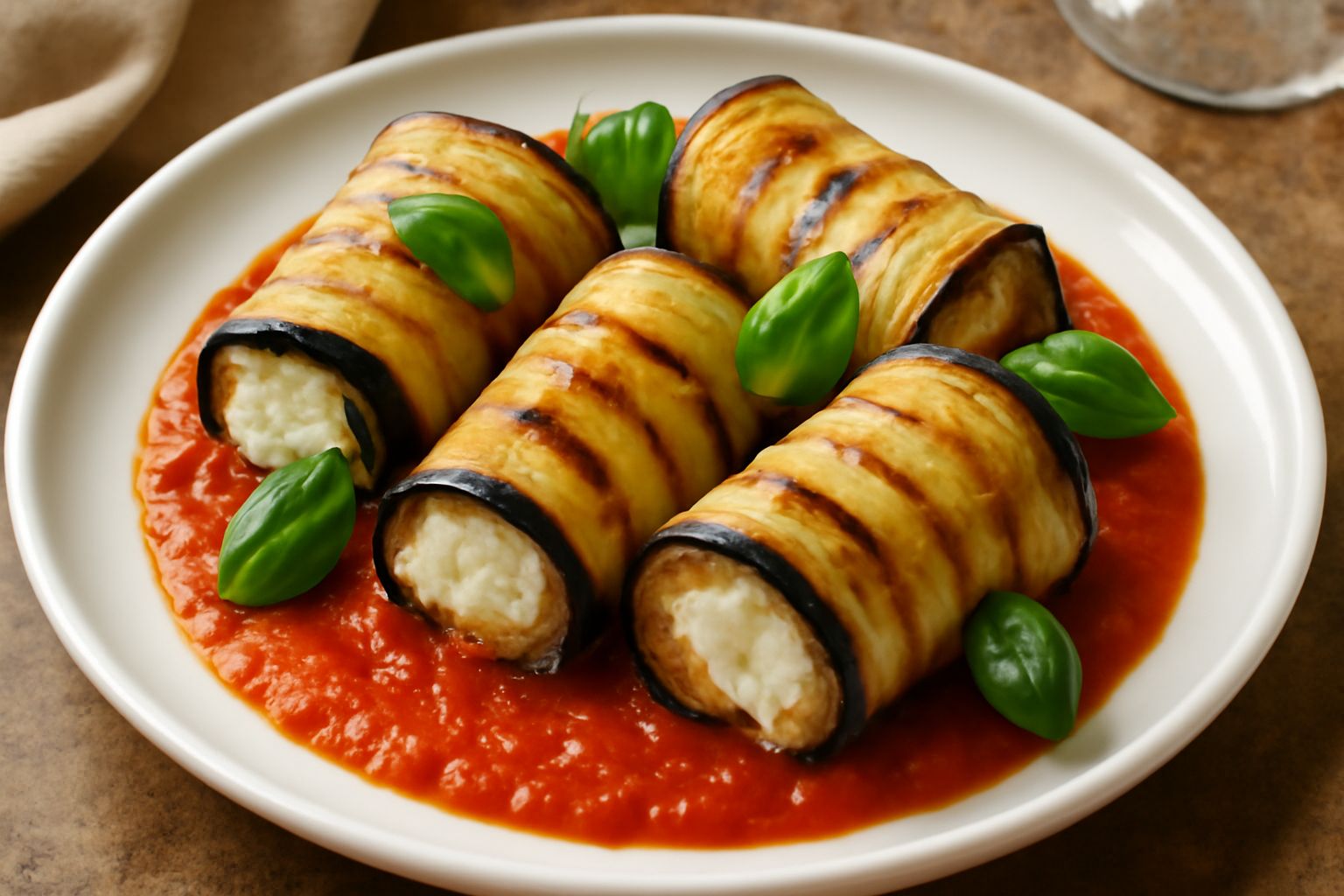 Involtini di melanzana