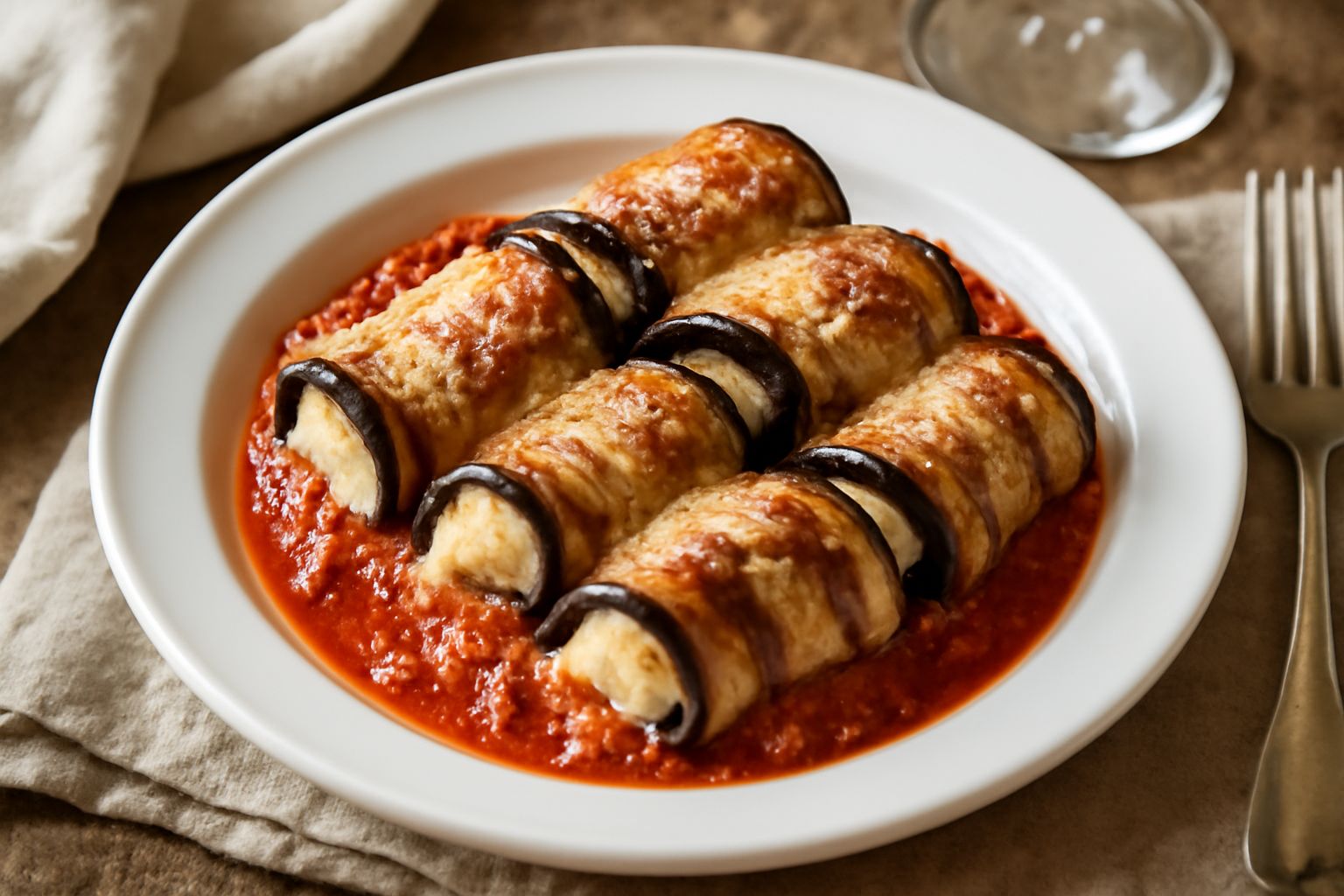 Involtini di melanzane