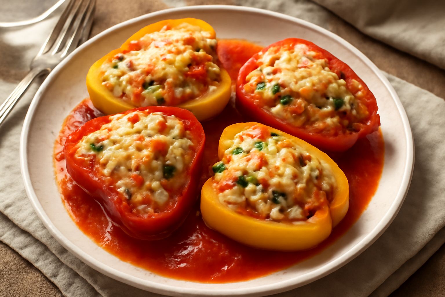 Involtini di peperoni
