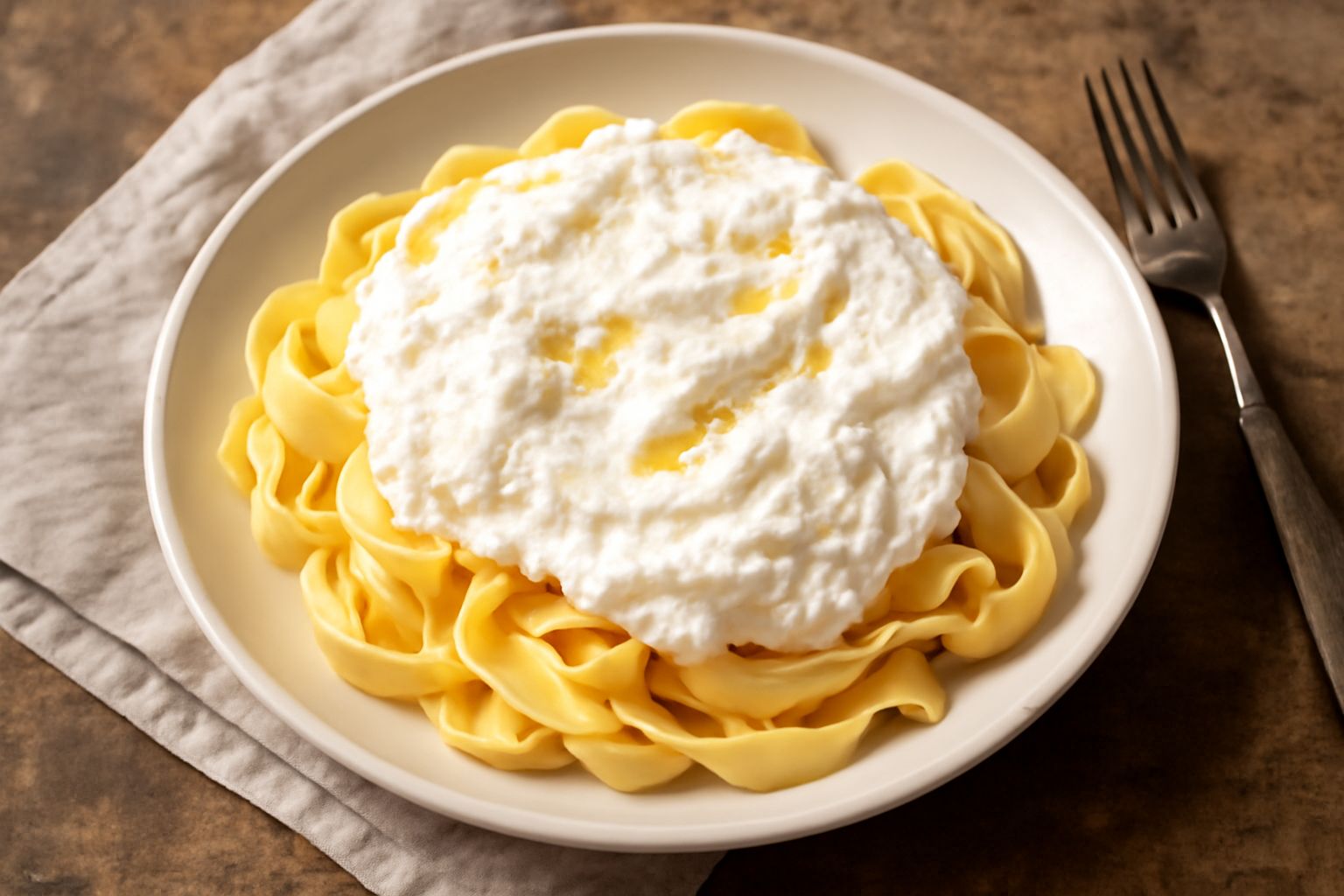 Lagane ca' la ricotta