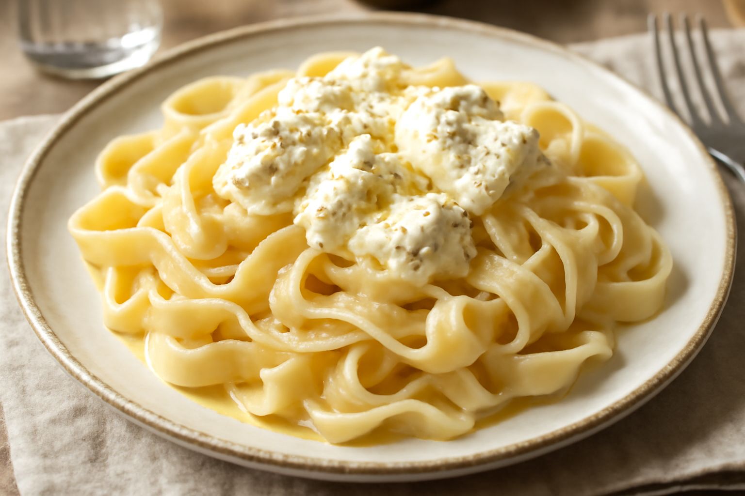 Lagane e ricotta