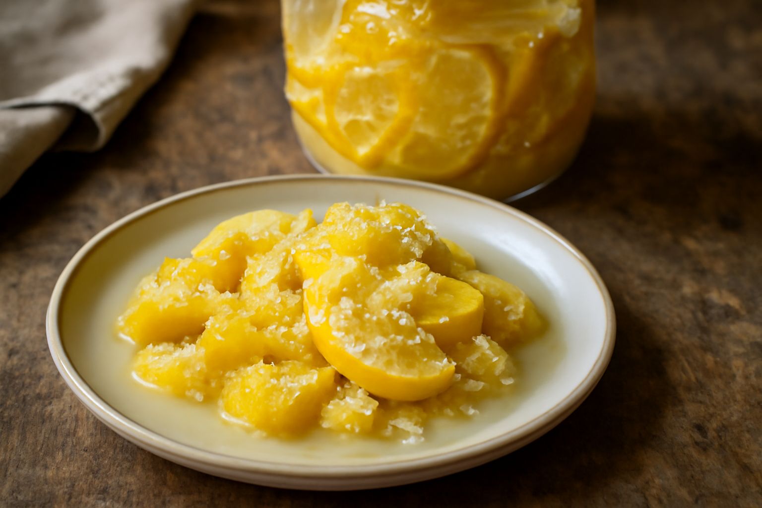 Limoni conservati al sale