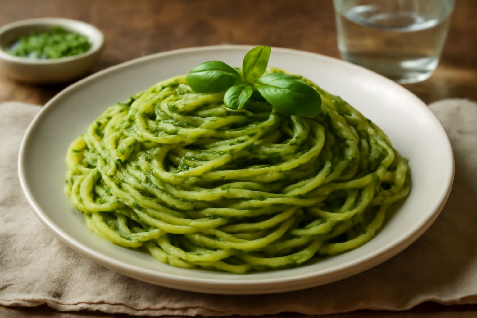 Linguine al pesto