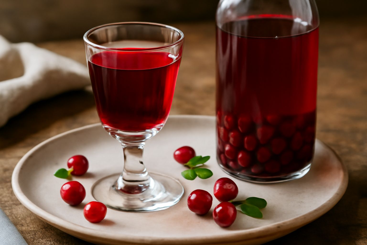 Liquore ai mirtilli rossi