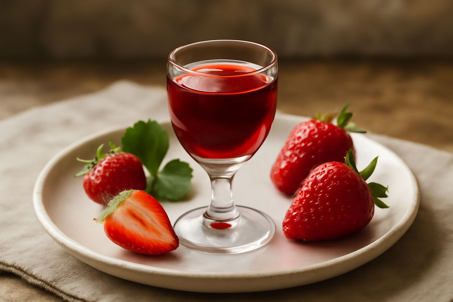 Liquore alle fragole