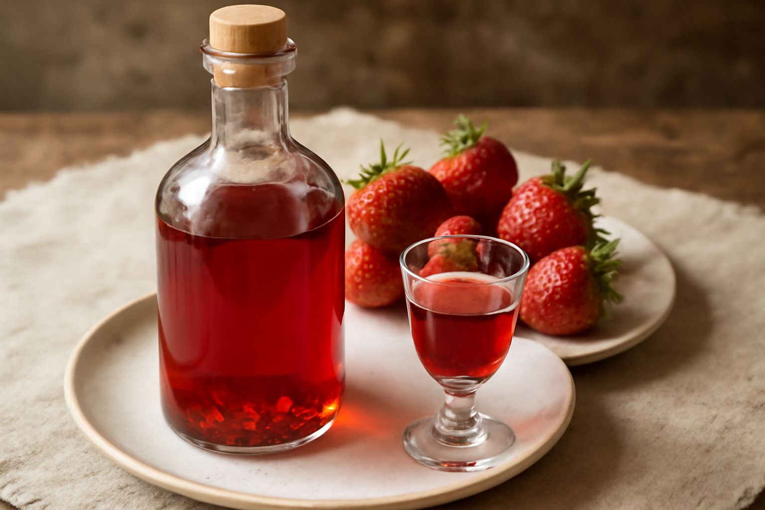 Liquore alle fragole di Asti