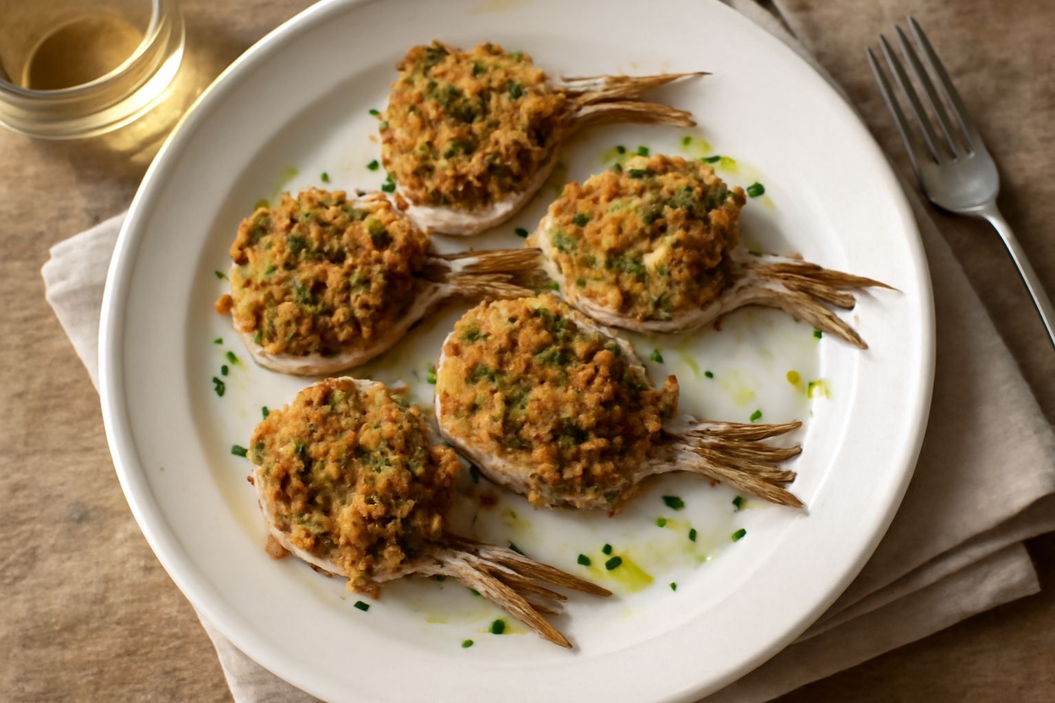 Lische ripiene: il riciclo nobile del pesce intero