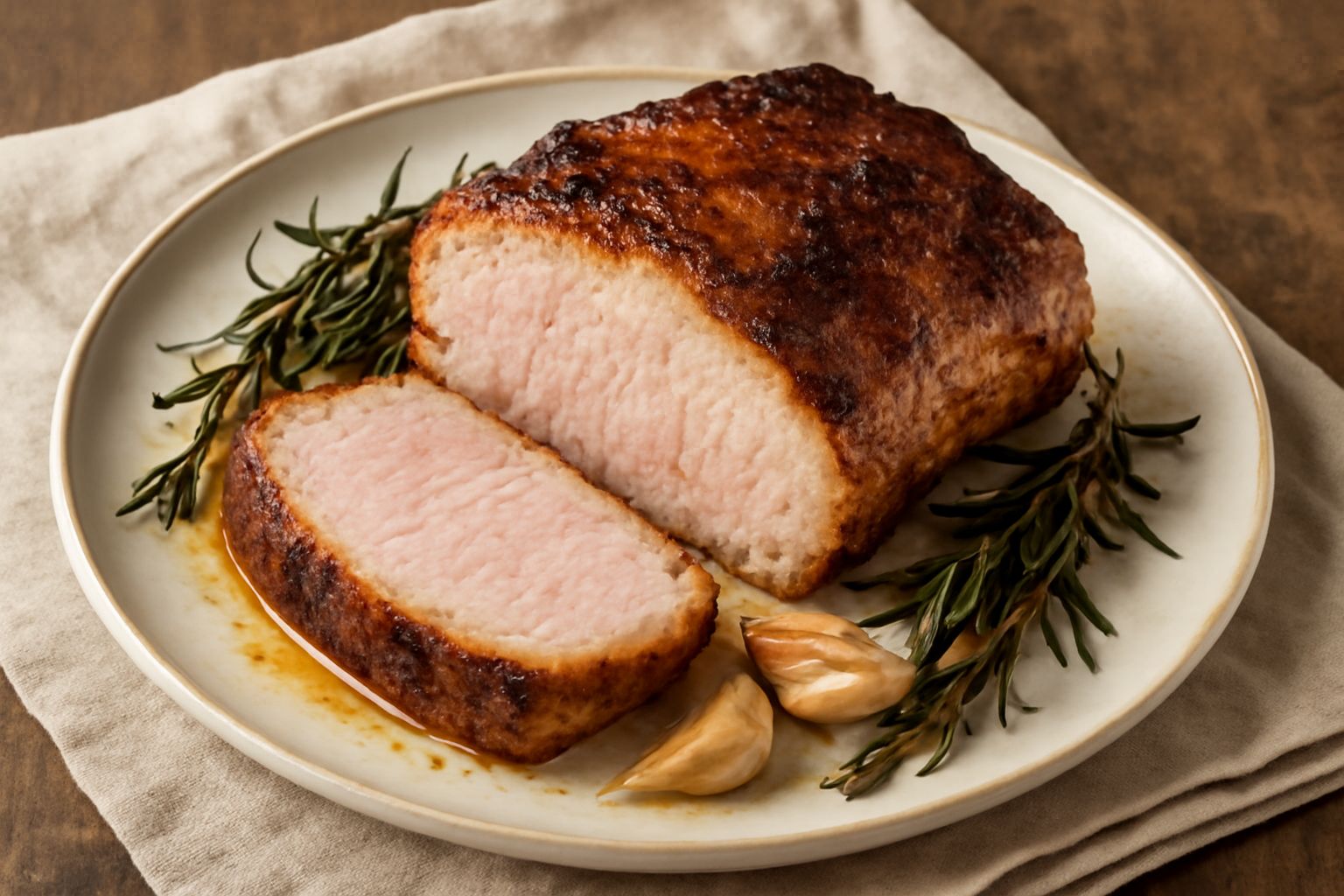 Lombata di maiale al forno