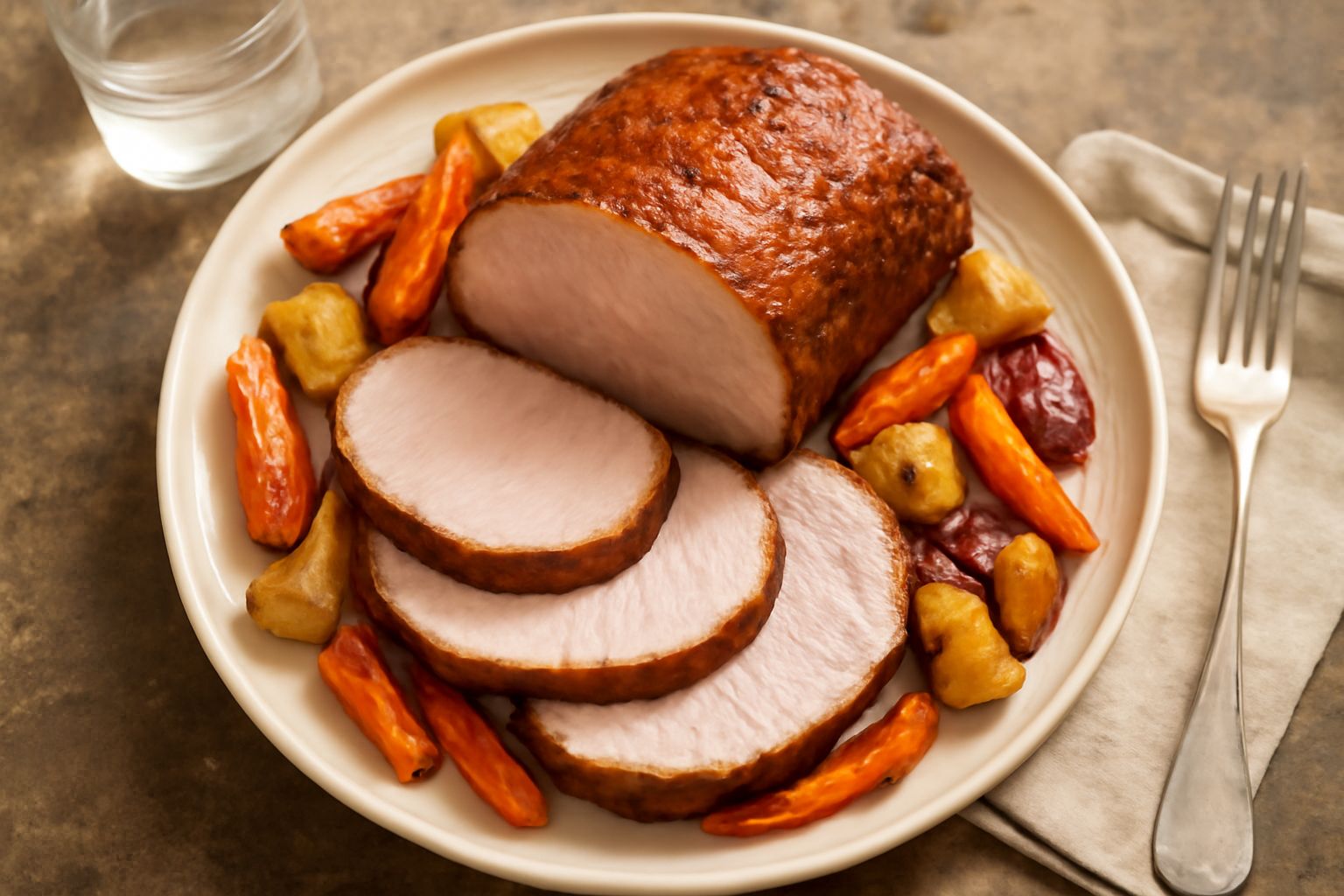 Lonza di maiale arrosto
