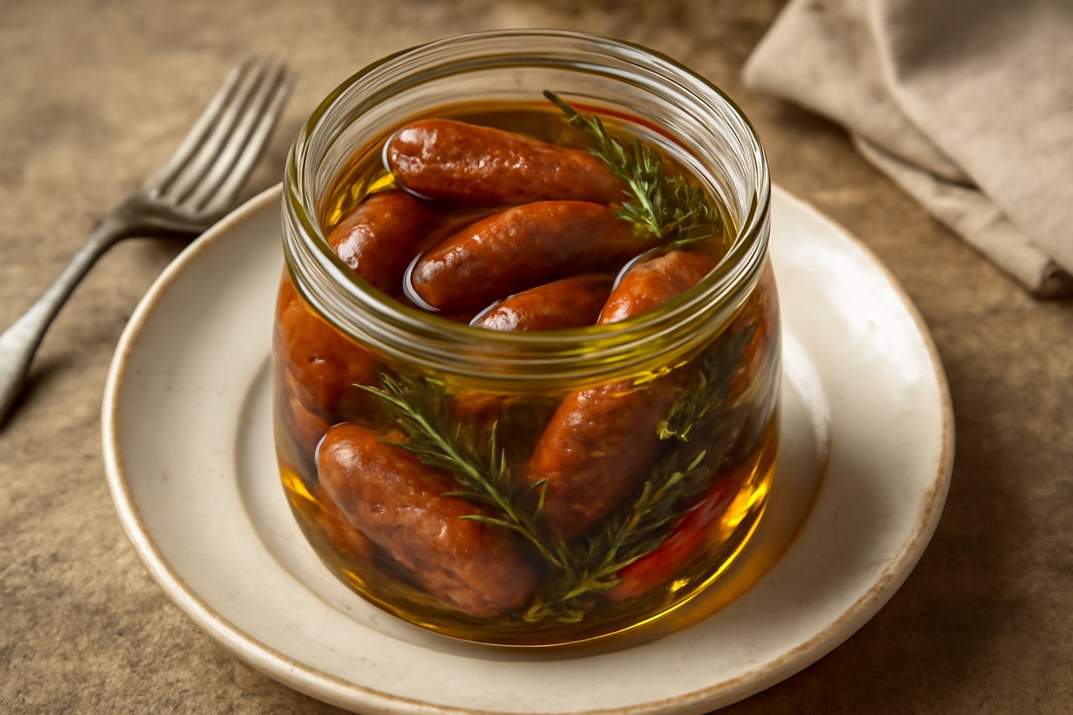 Lucanica sott'olio