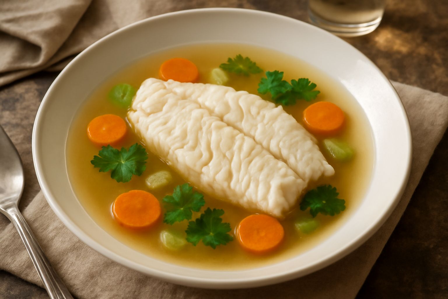 Luccio in brodo