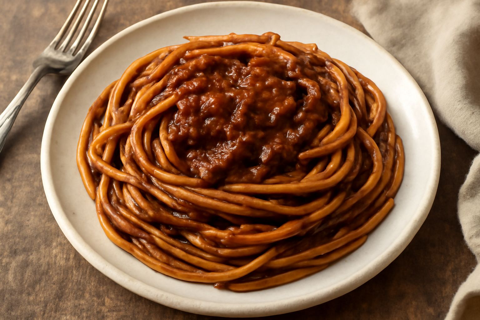 Maccarruni al sugo di carne