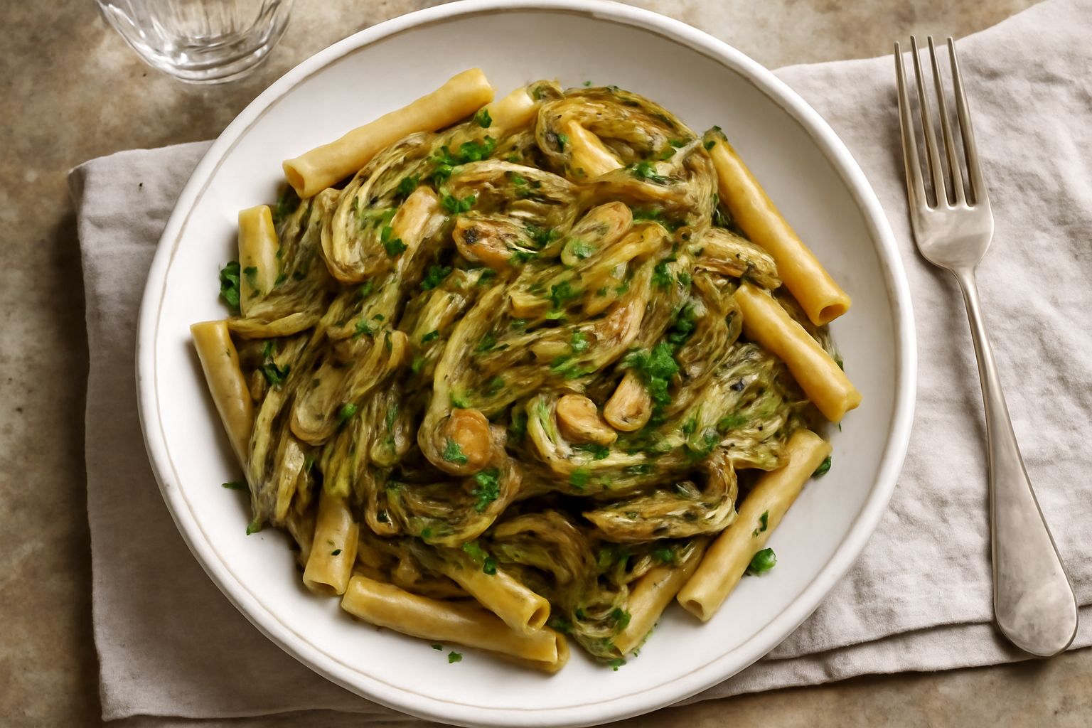 Maccarruni ca' i carciofi