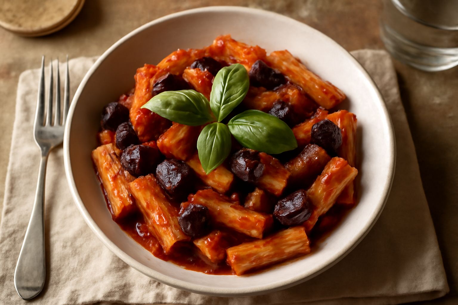 Maccarruni ca li melanzani