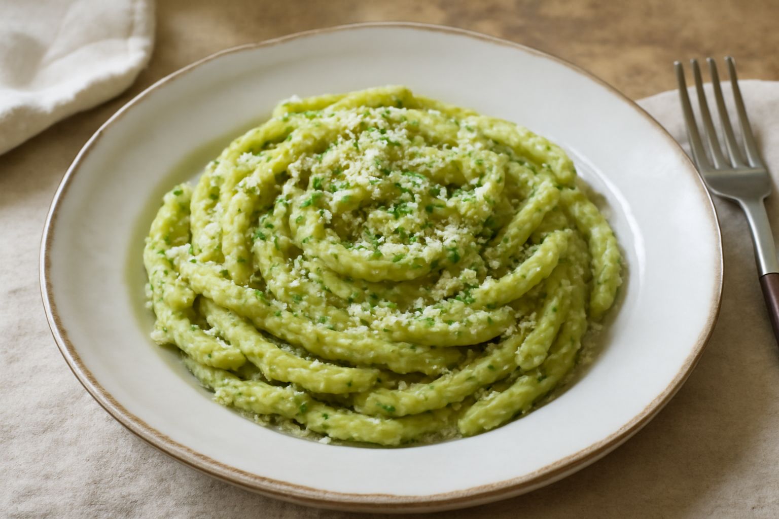 Maccarruni ca li pistacchi