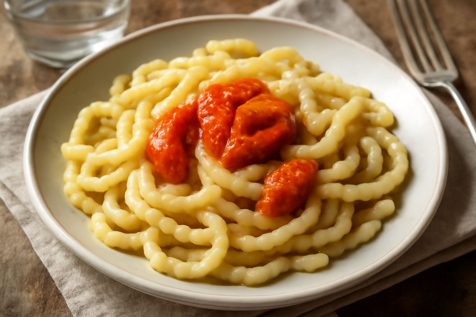 Maccarruni ca' li ricci di mari