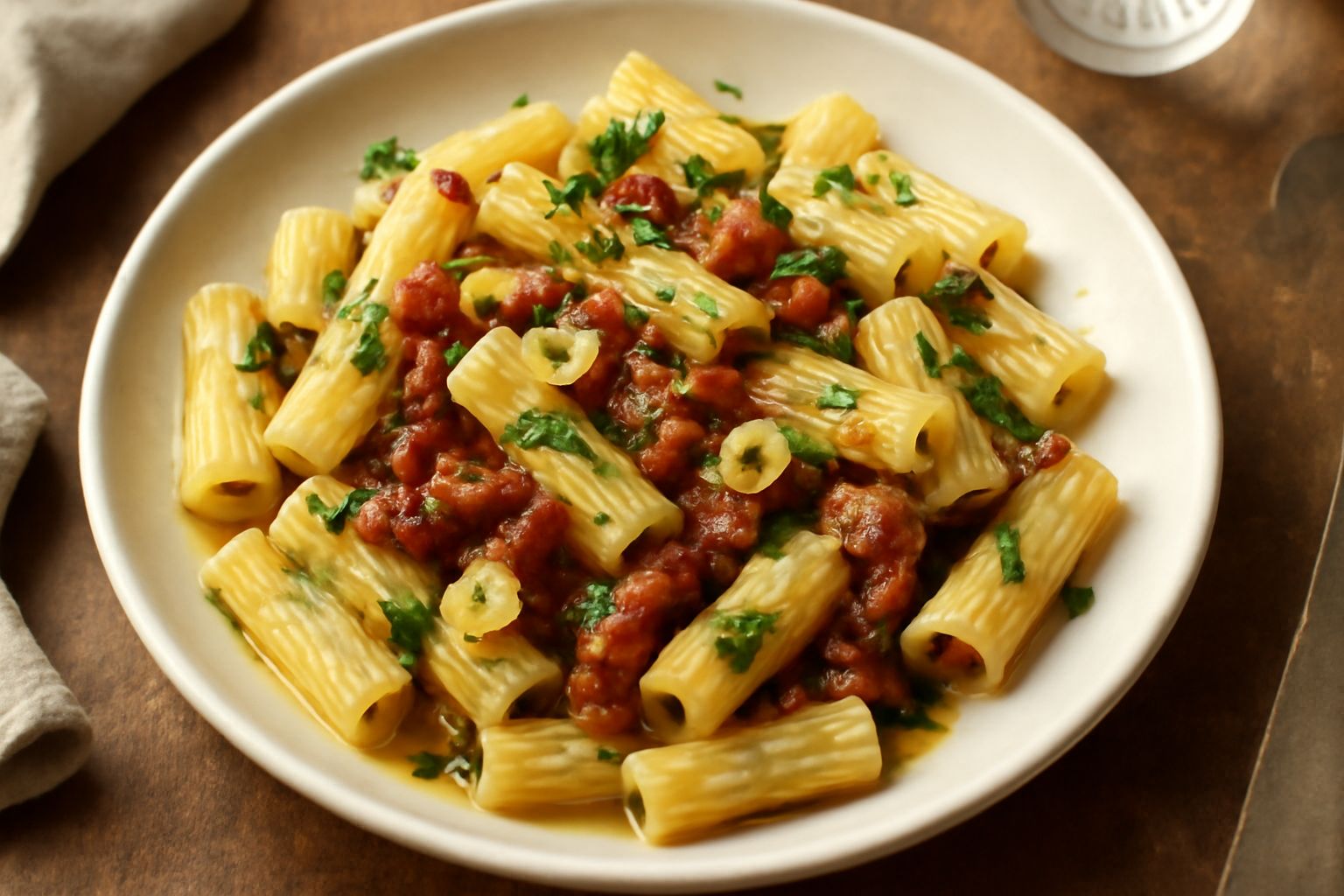 Maccheroni con le sardelle