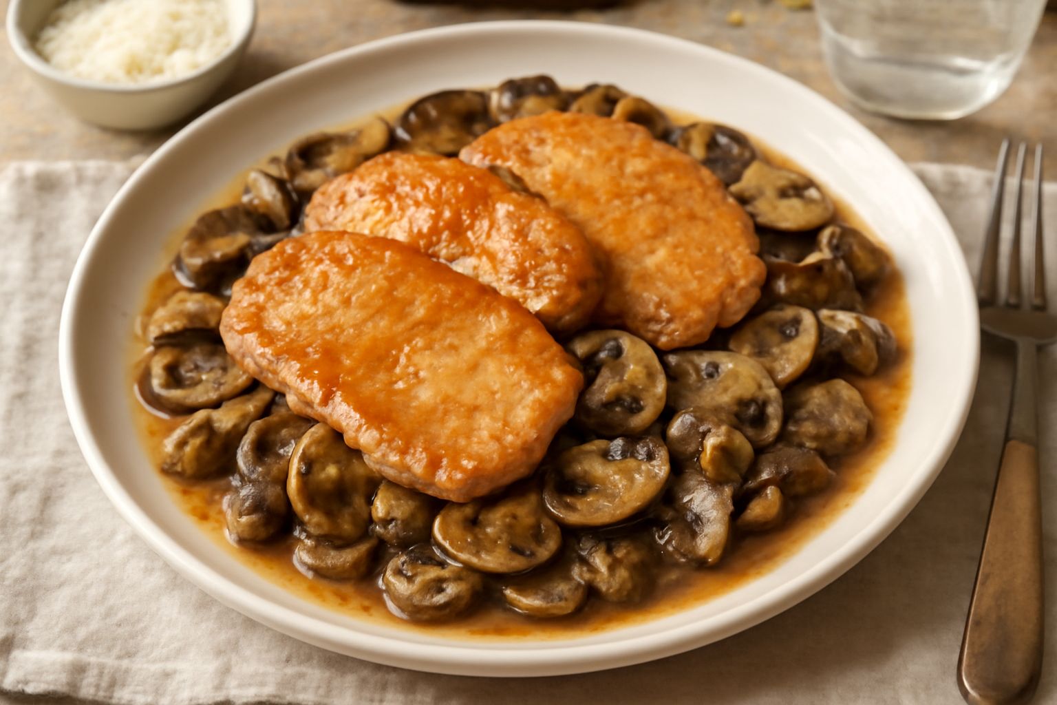 Maiale ai funghi