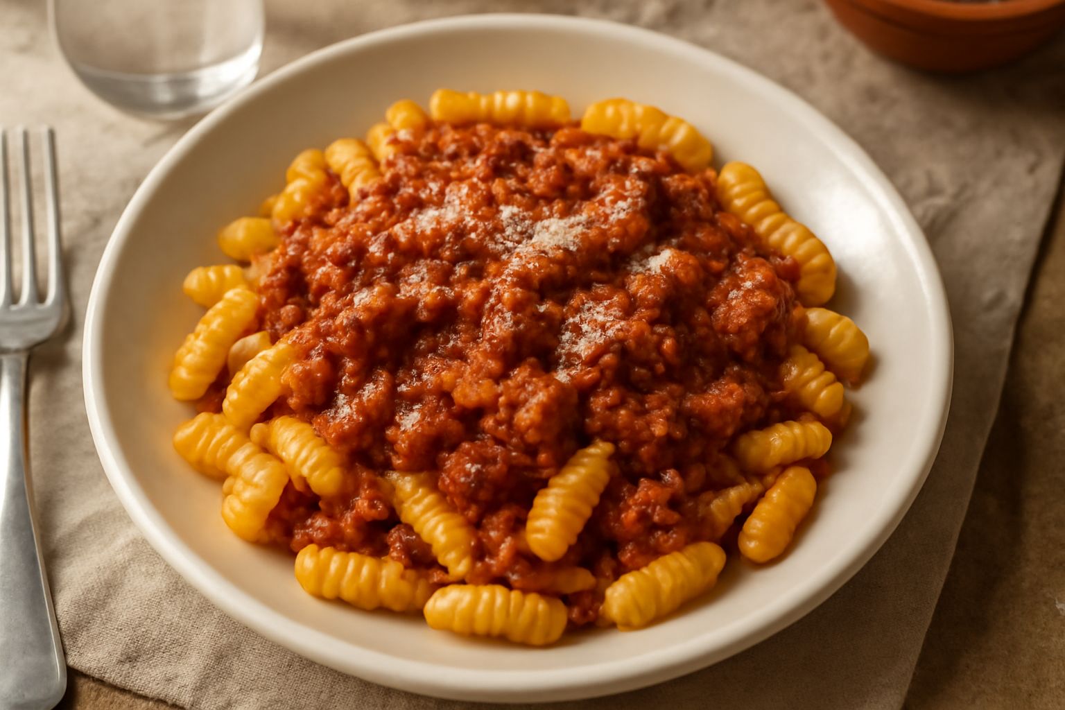 Malloreddus con sugo di salsiccia