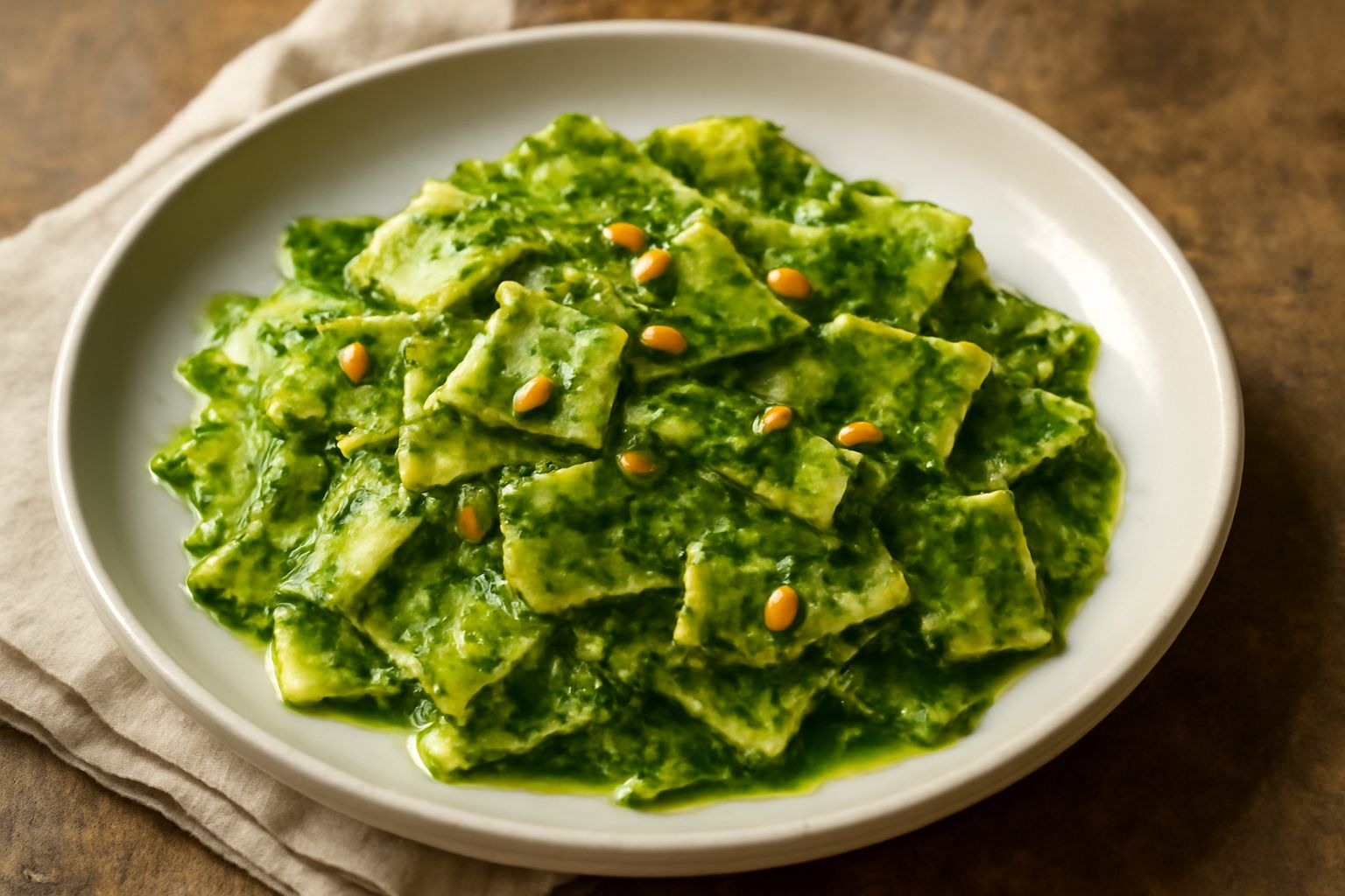 Maltagliati al pesto