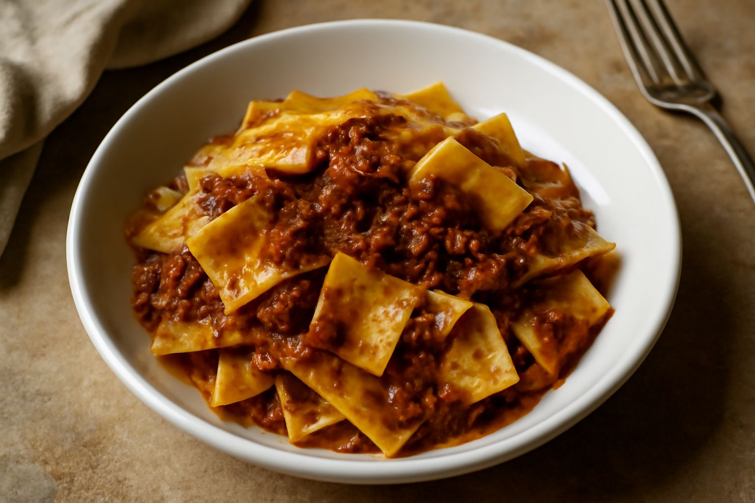 Maltagliati al ragù di lepre