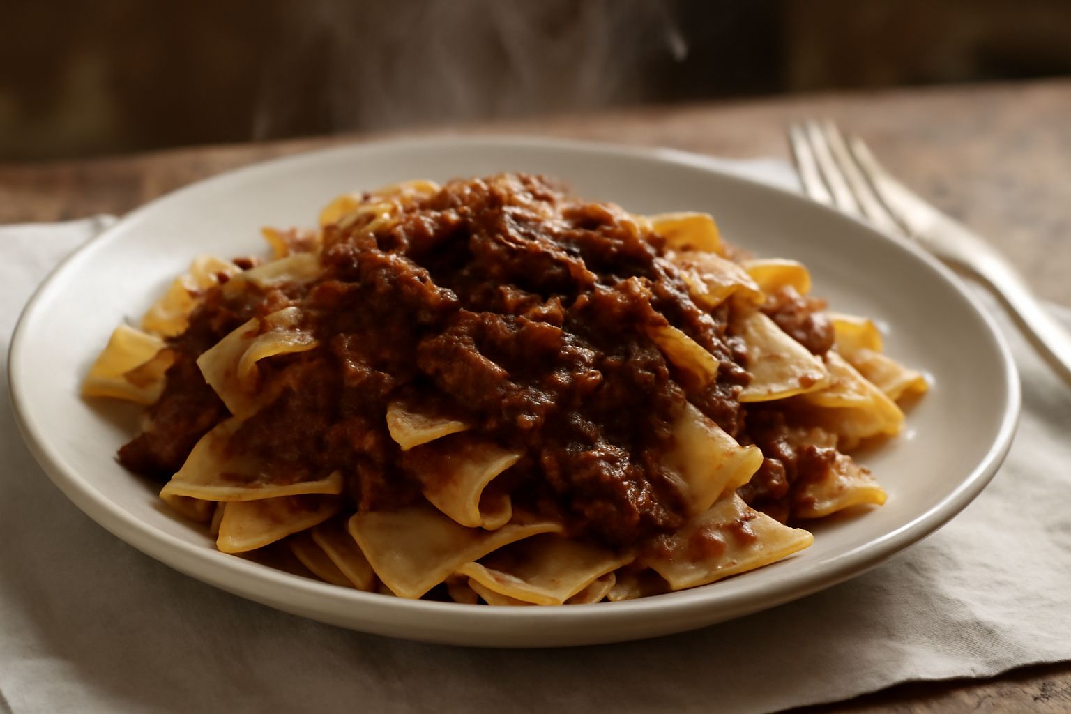Maltagliati al sugo di lepre