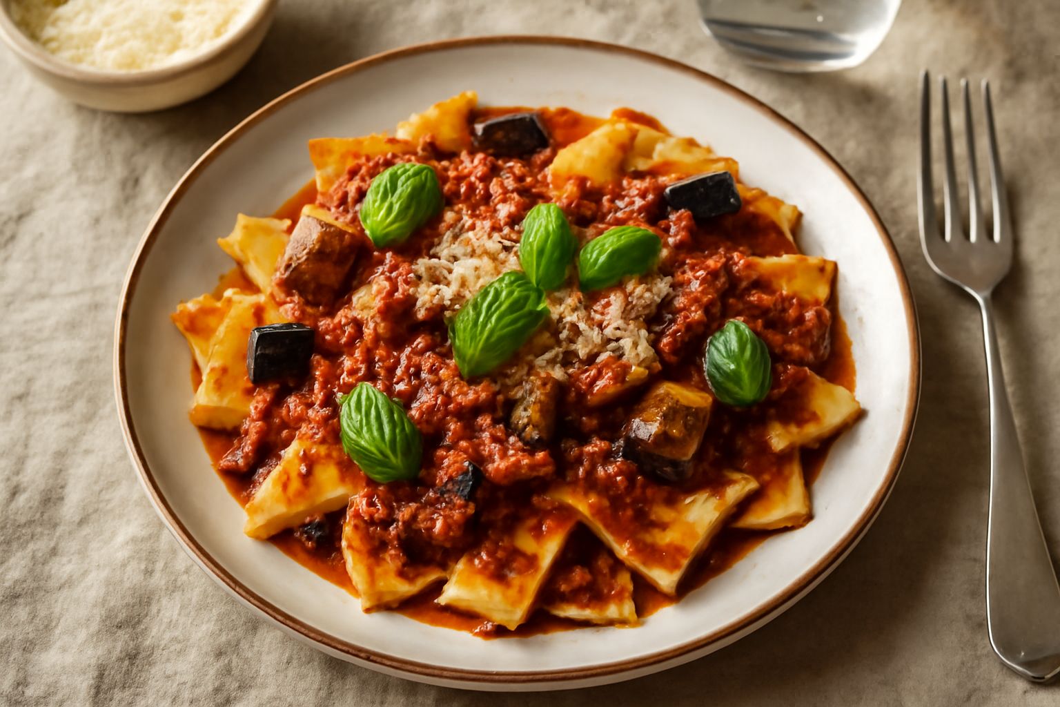 Maltagliati alla siciliana