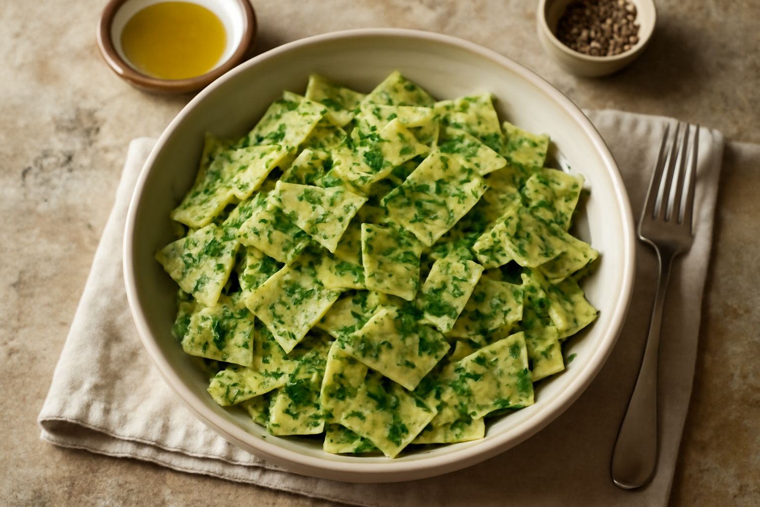 Maltagliati con le erbe