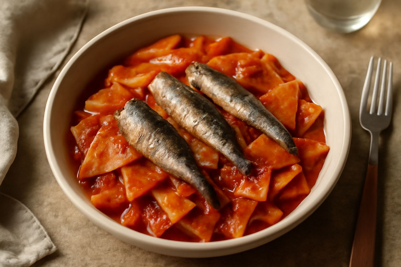 Maltagliati con le sarde