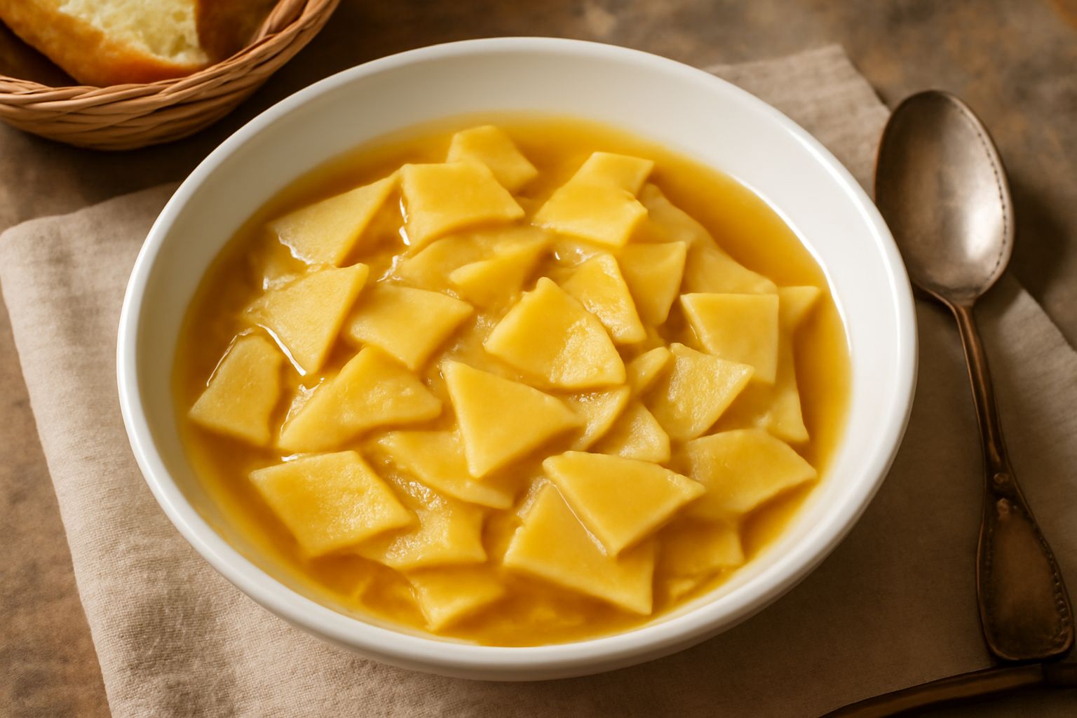 Maltagliati cù brodu