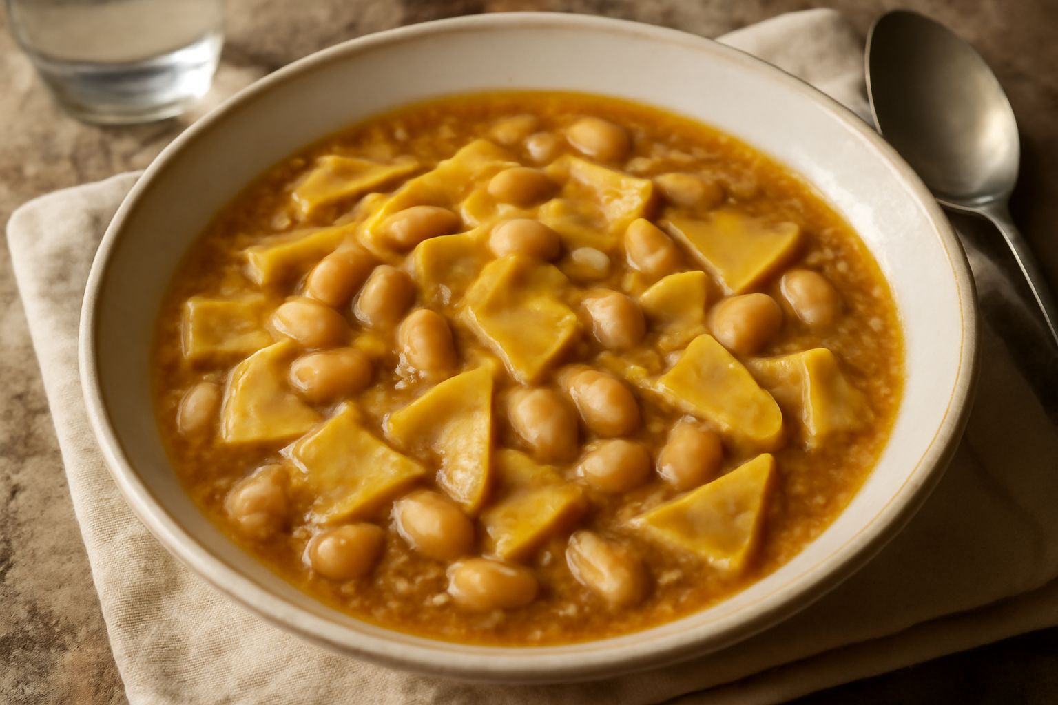 Maltagliati e fagioli