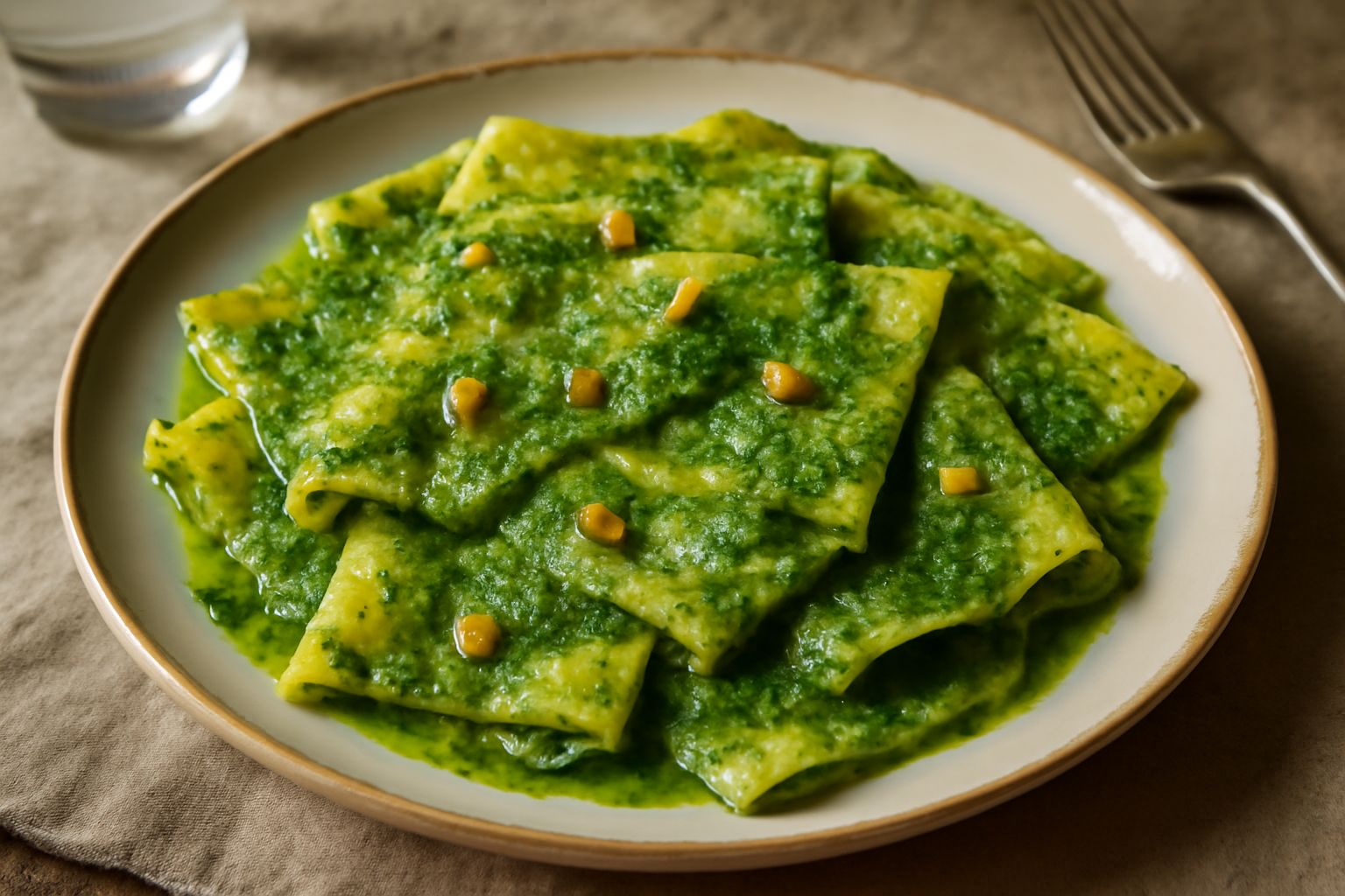 Mandilli di seta al pesto