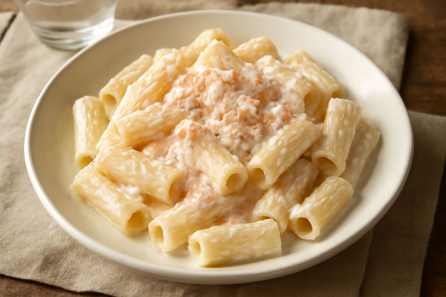 Mantecatura di ricotta e pesce
