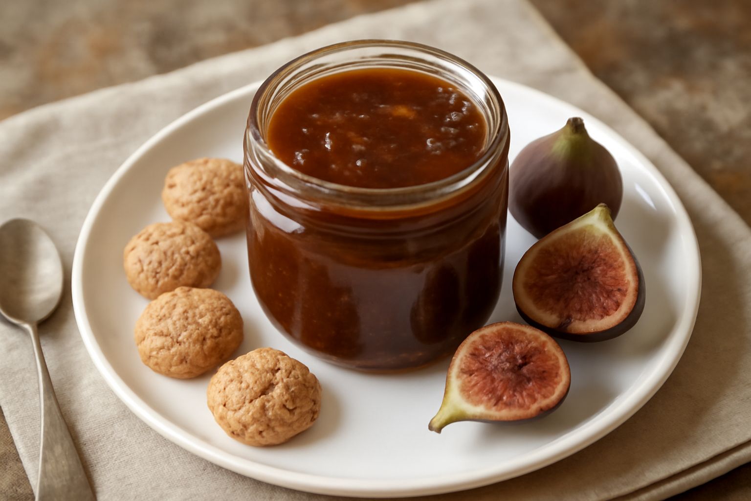 Marmellata di amaretti e fichi