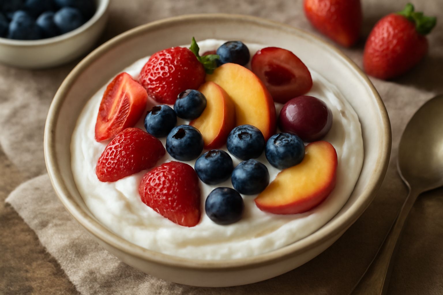 Mascarpone con frutta