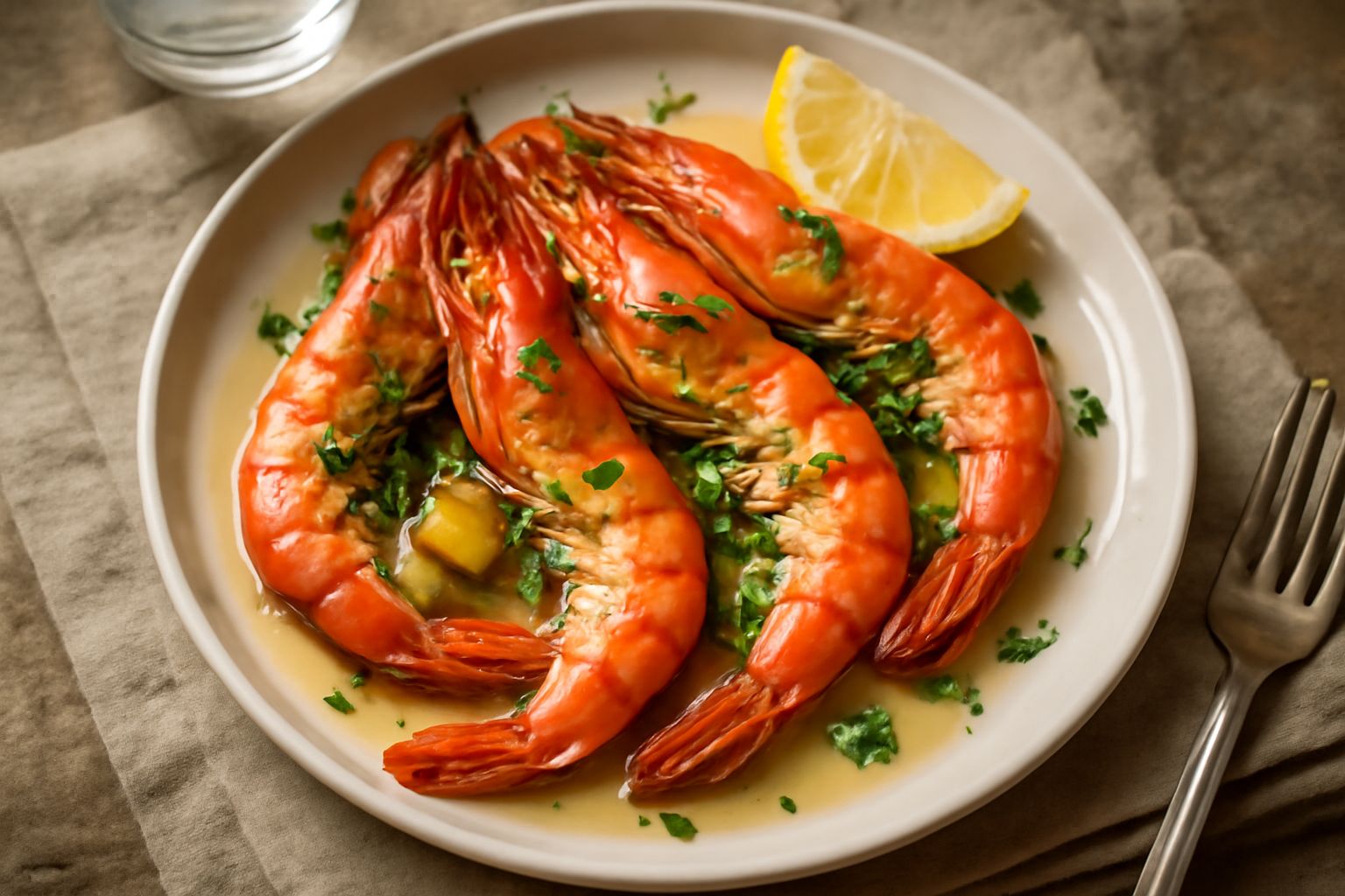 Mazzancolle al forno