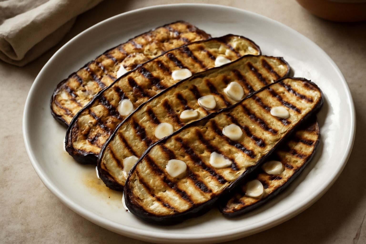 Melanzane alla griglia fredde