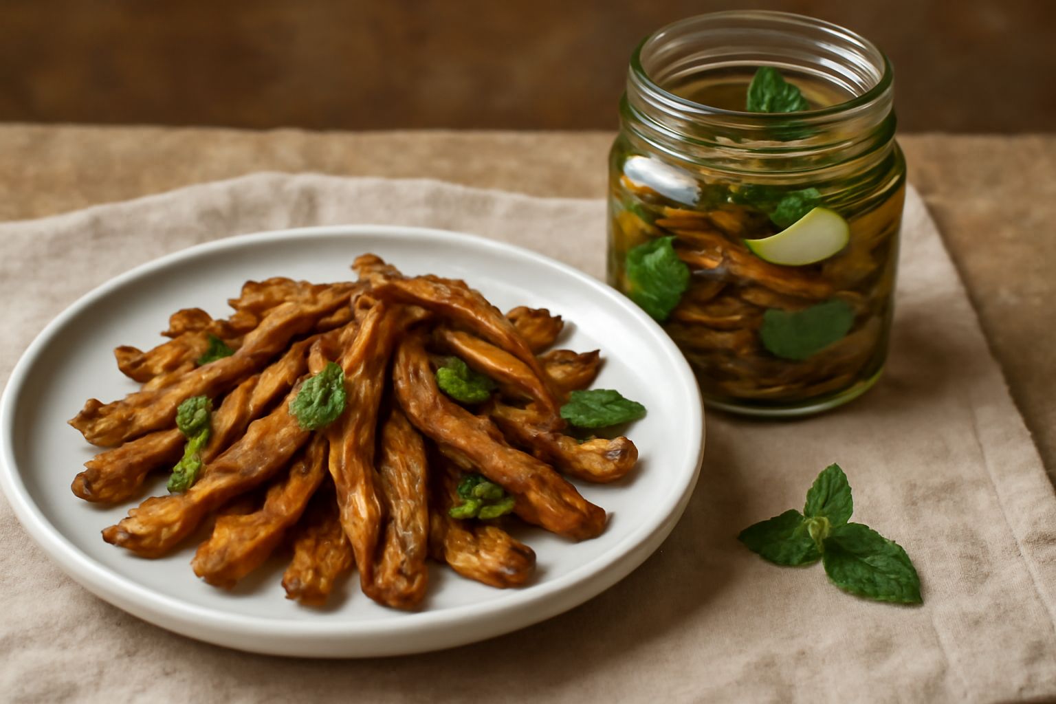 Melanzane alla poverella sott'olio