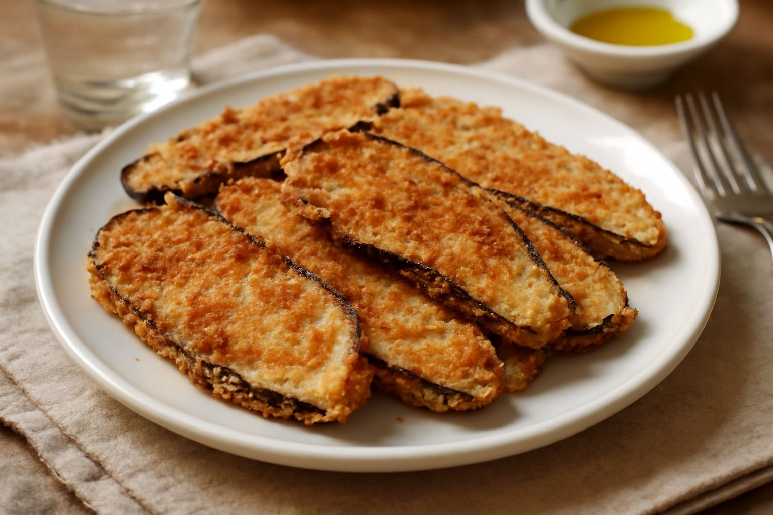 Melanzane arrostite in pane