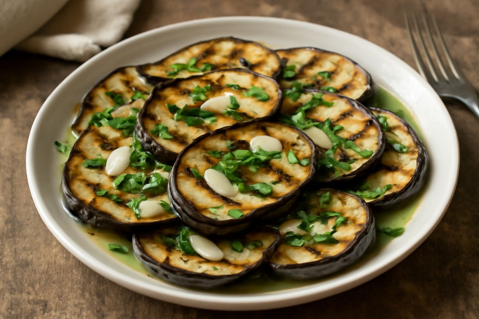 Melanzane grigliate e marinate