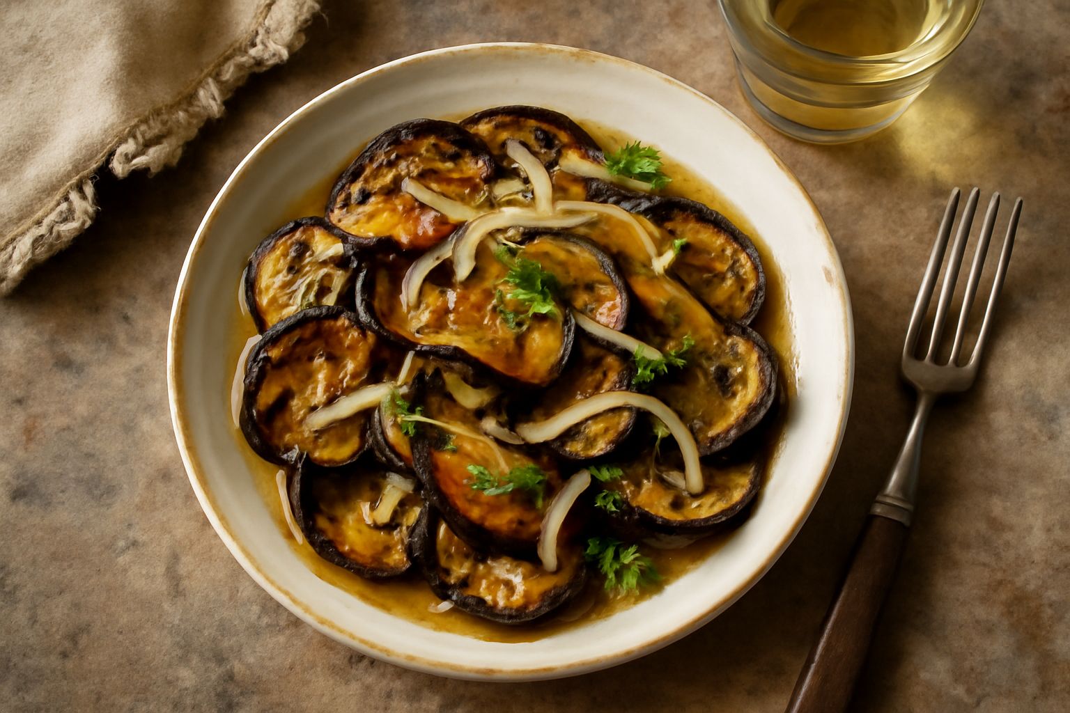 Melanzane in carpione: l'antipasto che invecchia bene in frigo