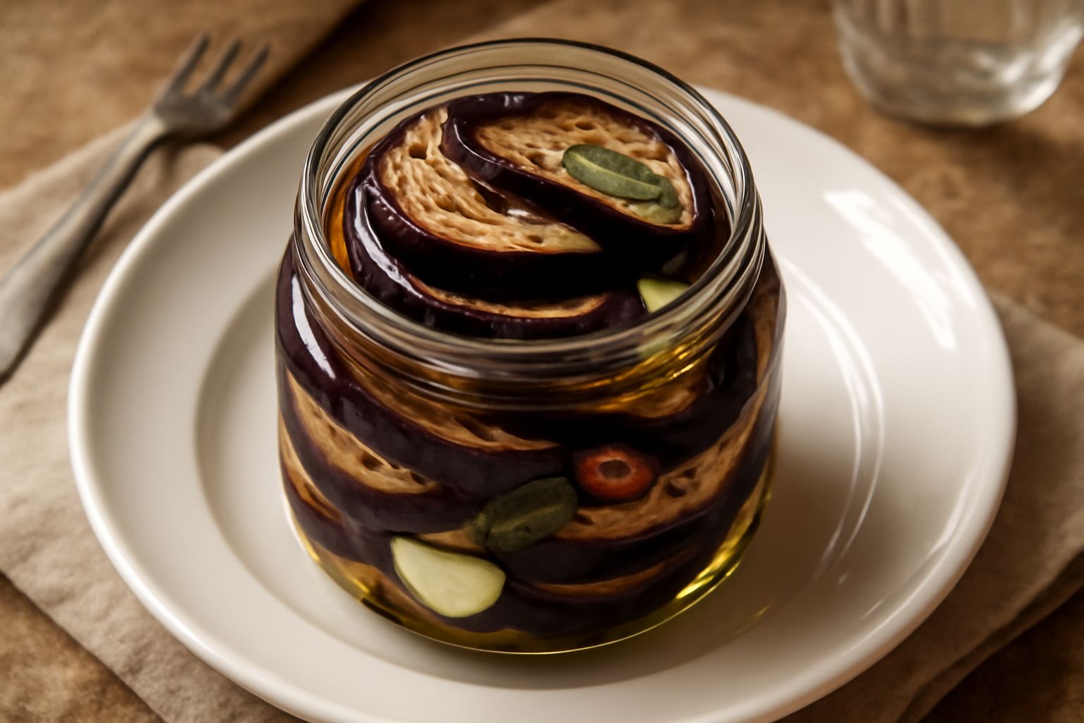 Melanzane sottovetro