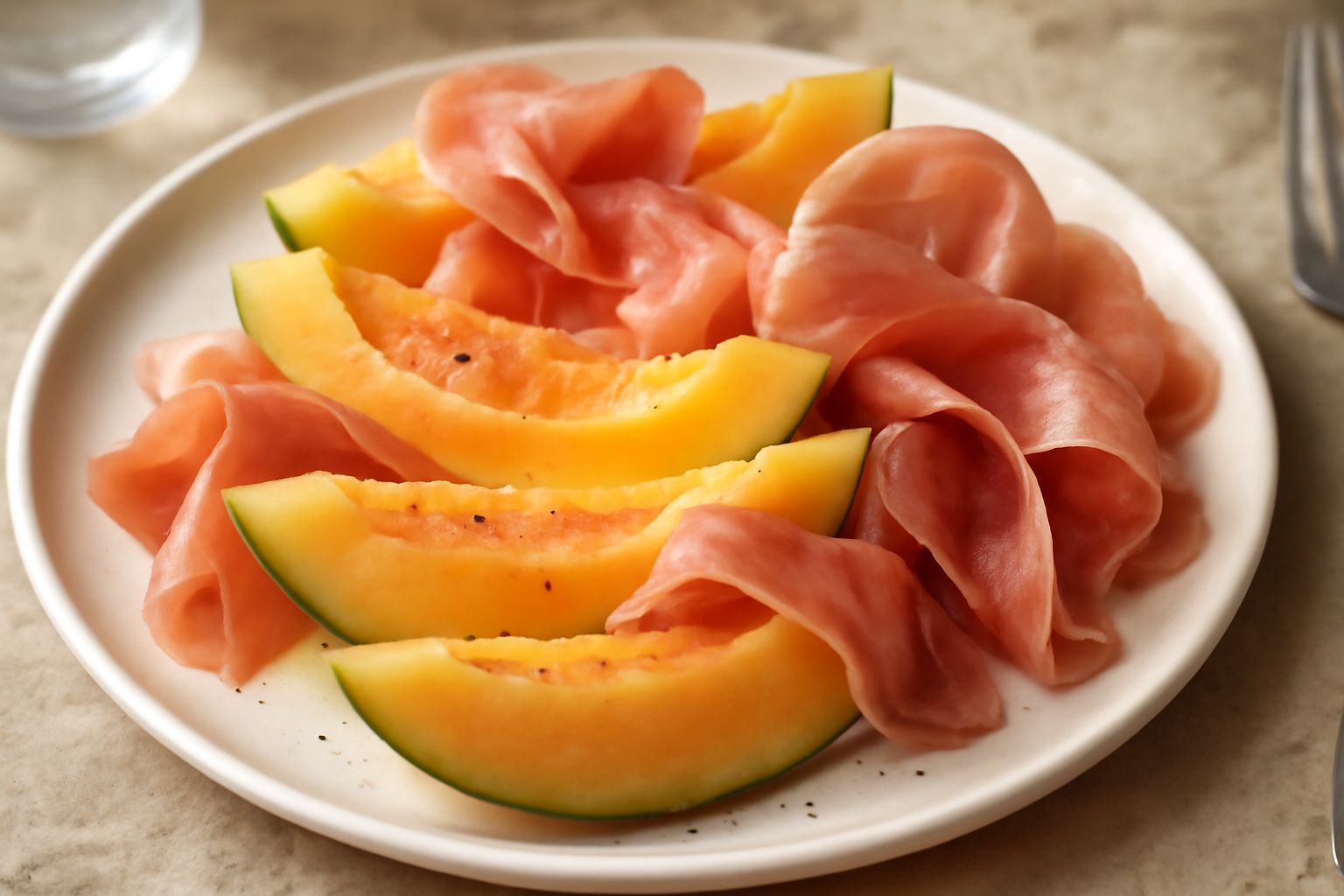 Mellone con prosciutto