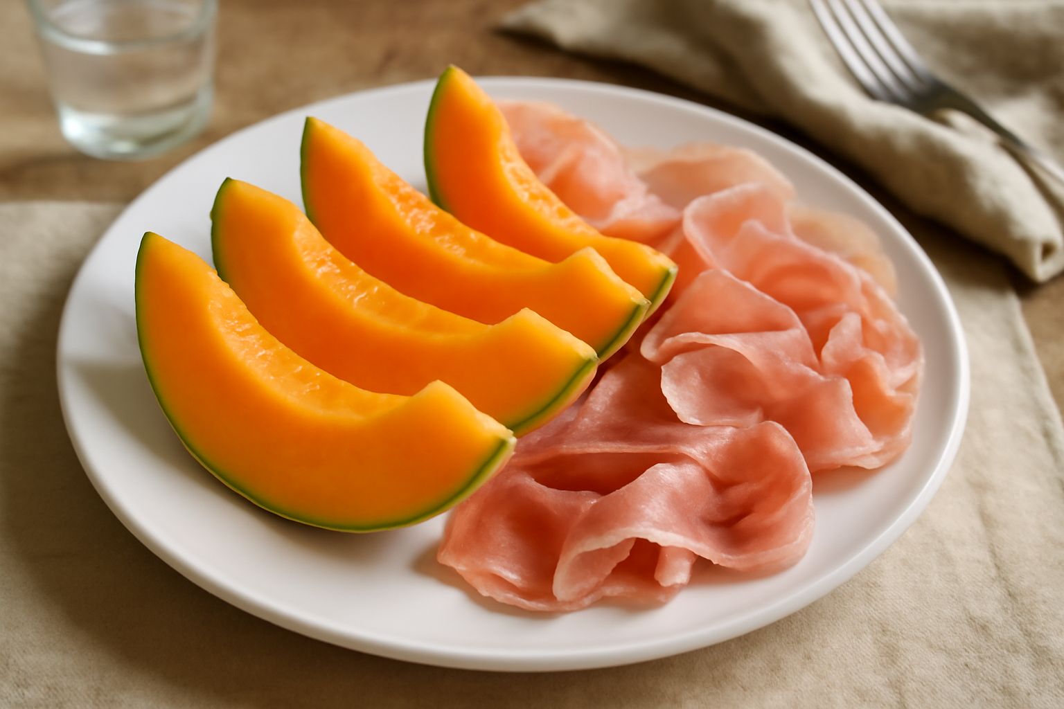 Melone mantovano con prosciutto