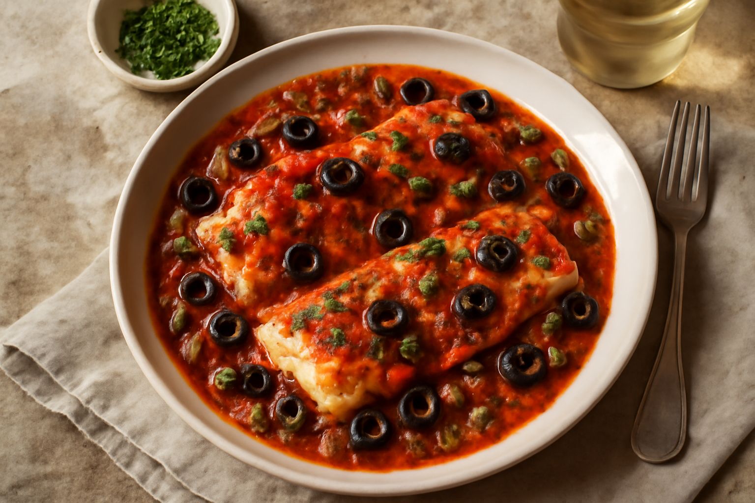 Merluzzo alla pisana